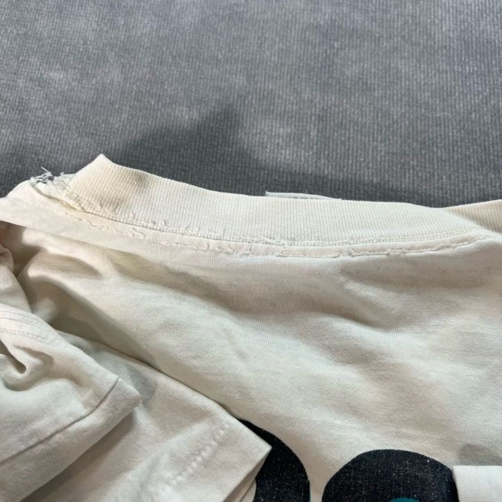 Nike Mens XL Vintage Swoosh T Shirt White Teal USA Single Stitch 90s Graphic - Picture 11 of 12